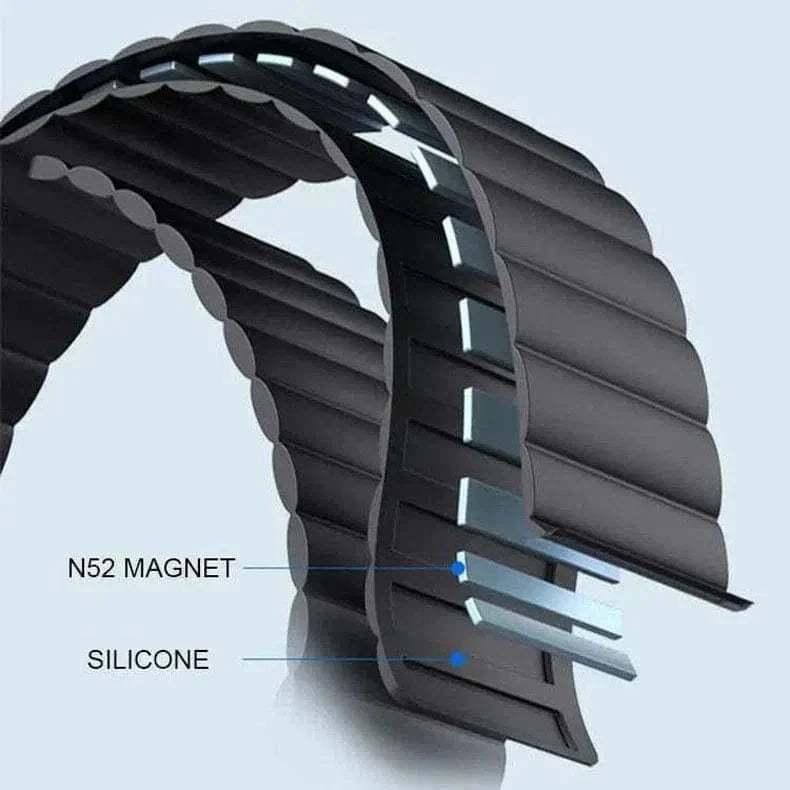 Dual Color Magnetic Silicone Loop for Samsung Watch 4 | 5 | 6 | 7 Watch Bands