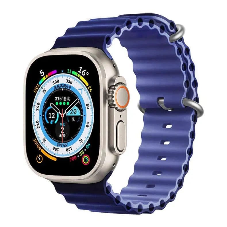 Straps & Bands for 42mm | 44mm | 45mm | Ultra 49mm / Midnight Blue Steel Blue