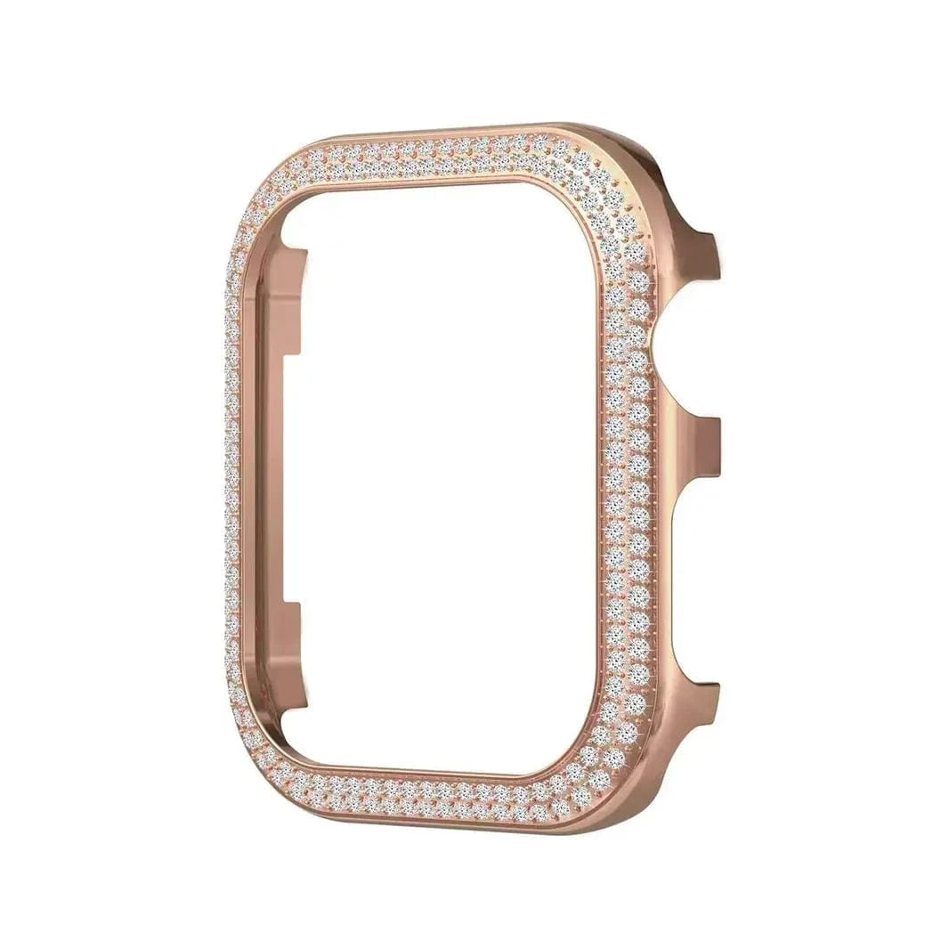 Dual Rhinestone Metal Bumper for Apple Watch 40mm