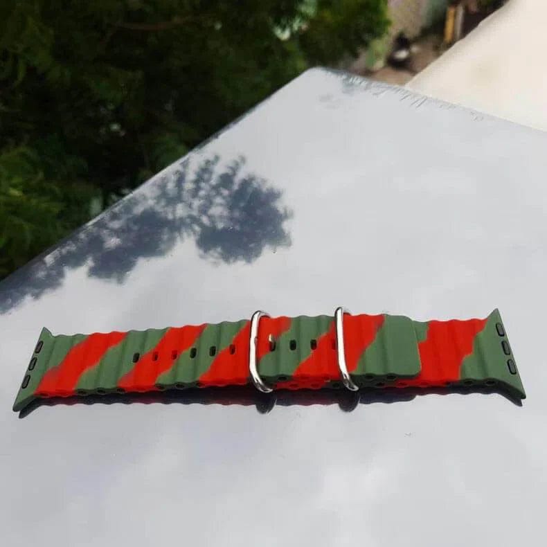 Straps & Bands for 42mm | 44mm | 45mm | Ultra 49mm / Green Red