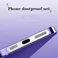 Metallic Dustproof Net Stickers for Apple iPhone - Ktusu