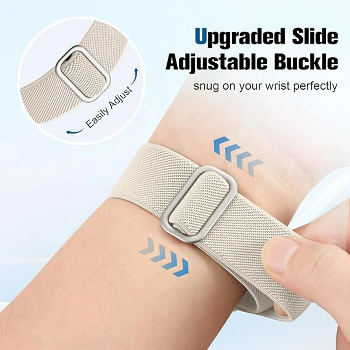 Elastic Nylon Soft Solo Loop Adjustable Replacement Strap for Whoop 5.0 PEAK
