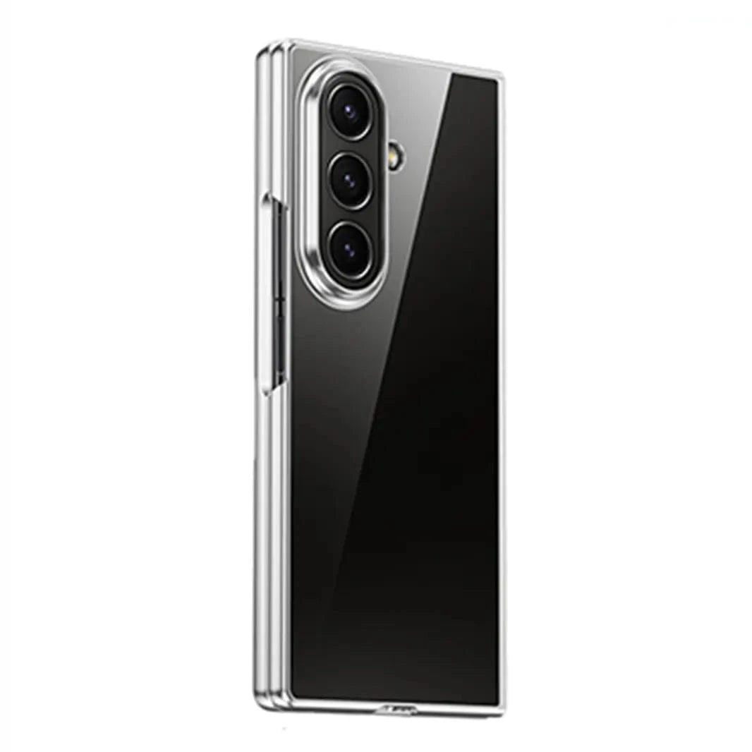 Electroplating Camera Protective Frame Transparent Case for Samsung Z Fold7