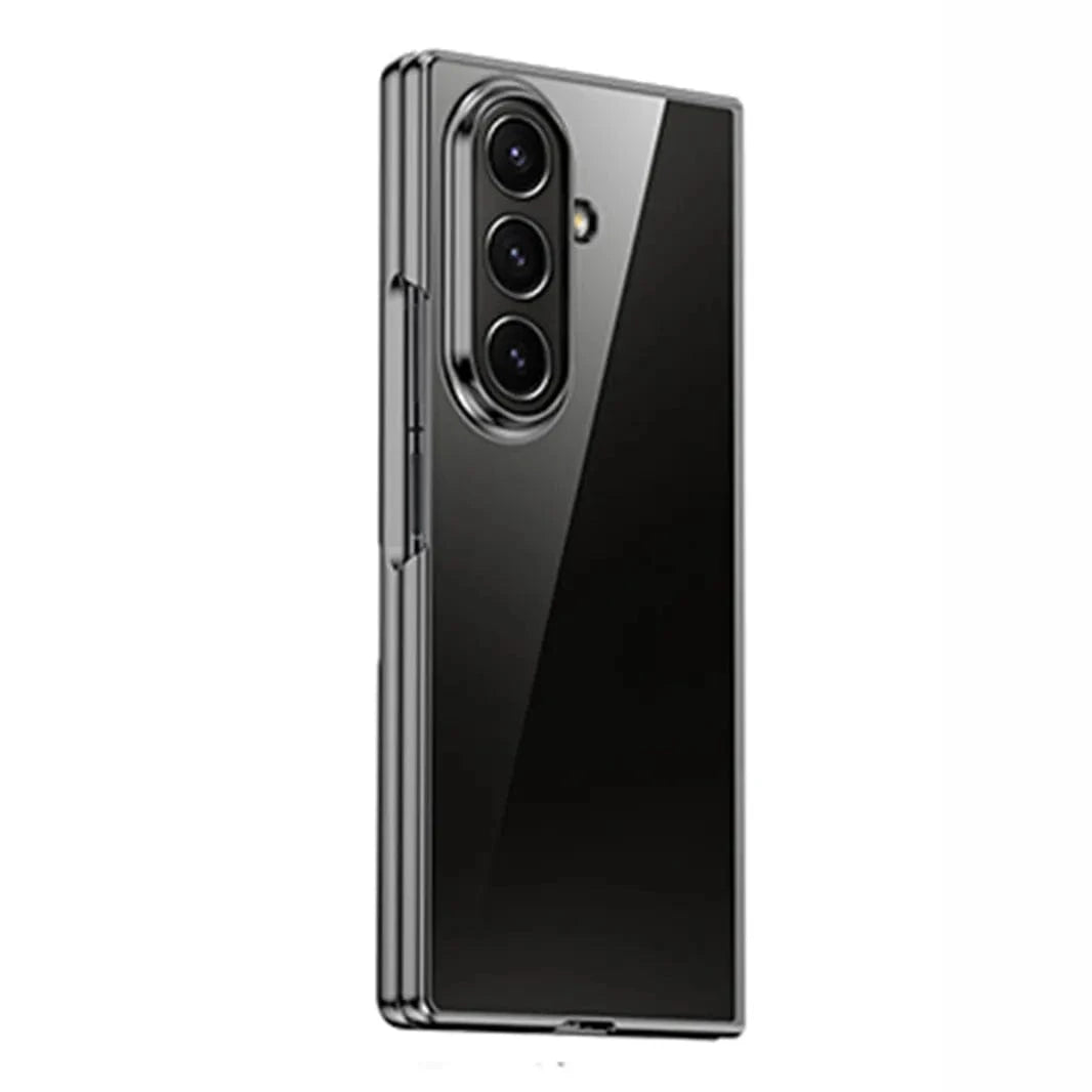 Electroplating Camera Protective Frame Transparent Case for Samsung Z Fold7