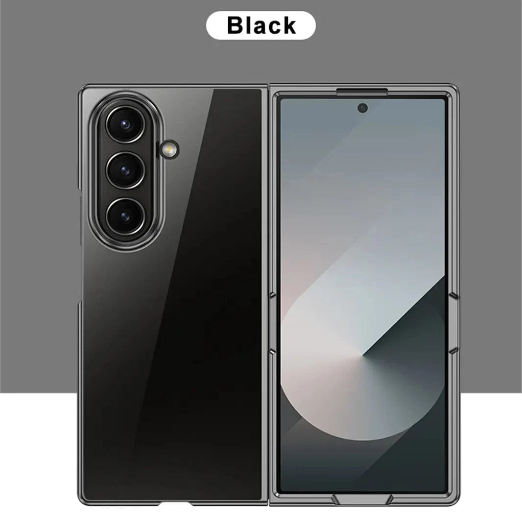 Electroplating Camera Protective Frame Transparent Case for Samsung Z Fold7