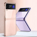 Cases & Covers for Samsung Galaxy Z Flip5 Electroplating Frame Crystal Clear Hard MyCase