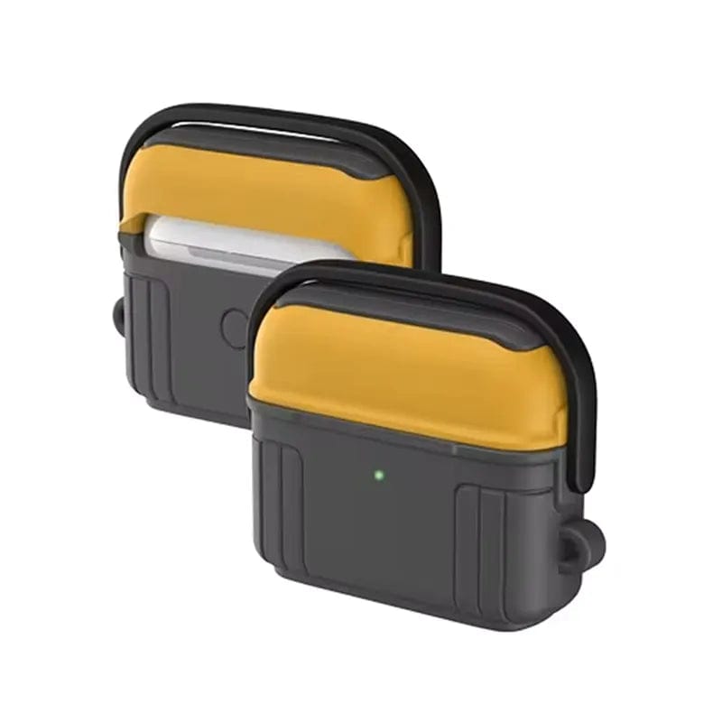 Cases & Covers for Airpods Pro | Pro 2 / Dark Grey Yellow