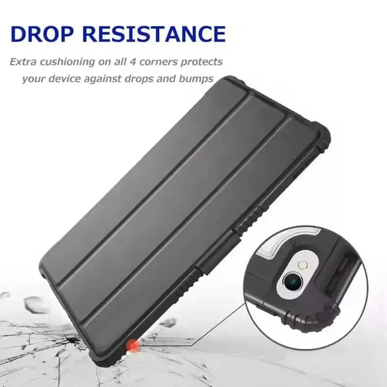 Faux Leather Anti-Slip Rugged TPU Hard PC Cover for iPad Pro | Pro 2 (12.9-inch)