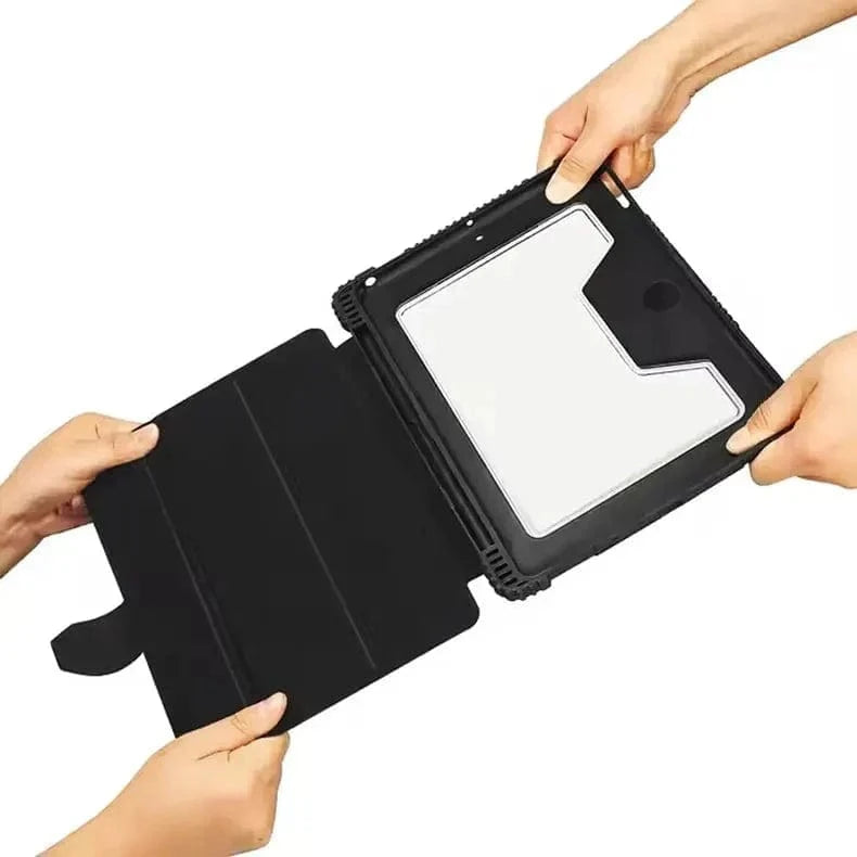 Faux Leather Anti-Slip Rugged TPU Hard PC Cover for iPad Pro | Pro 2 (12.9-inch)