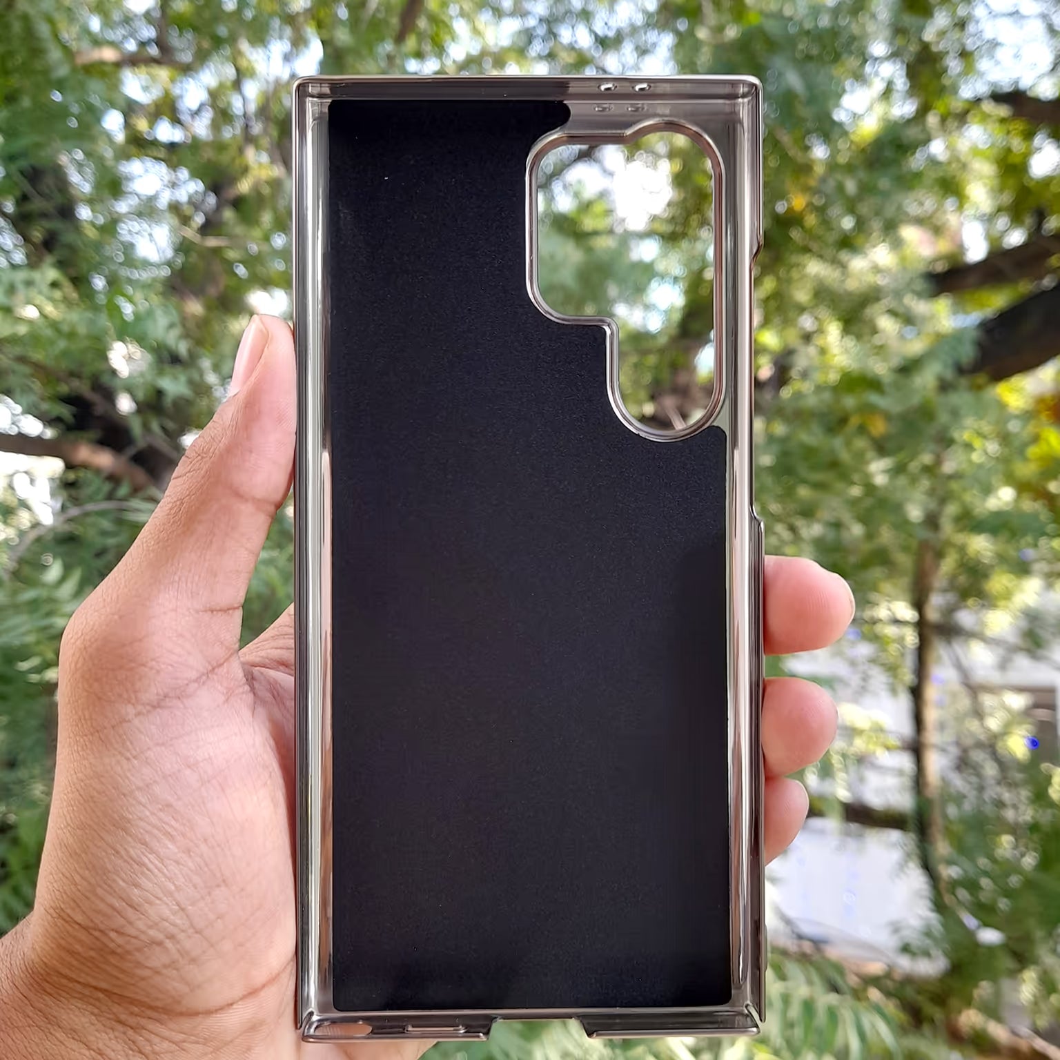 Electroplated Leather Texture Magnetic Charging Compatible Case for Samsung S25