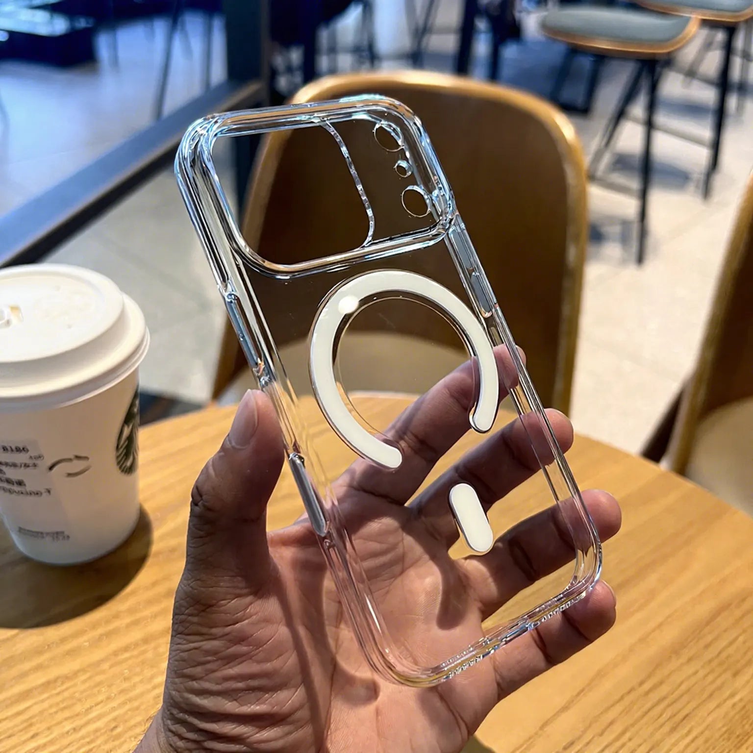 Camera Potective Colored Crystal Slim Magsafe Hard  Case for iPhone 17 Pro Max