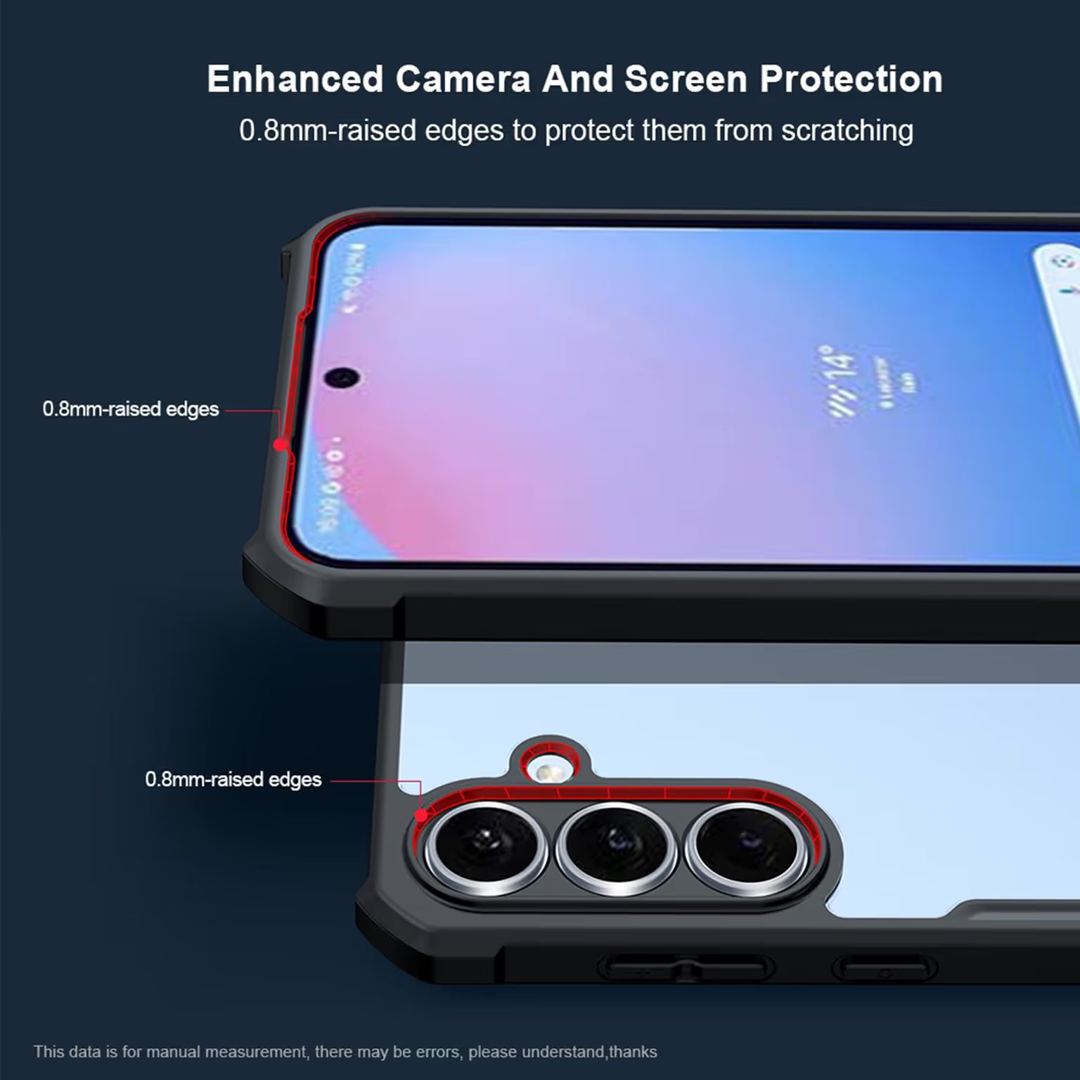 XUNDD Acrylic TPU Pc Matte Bumper Case for Samsung S25