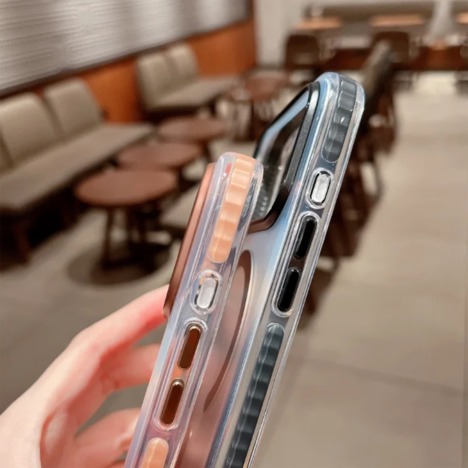 Gradient Color Frosted Magsafe Hard Case for iPhone 17 Pro