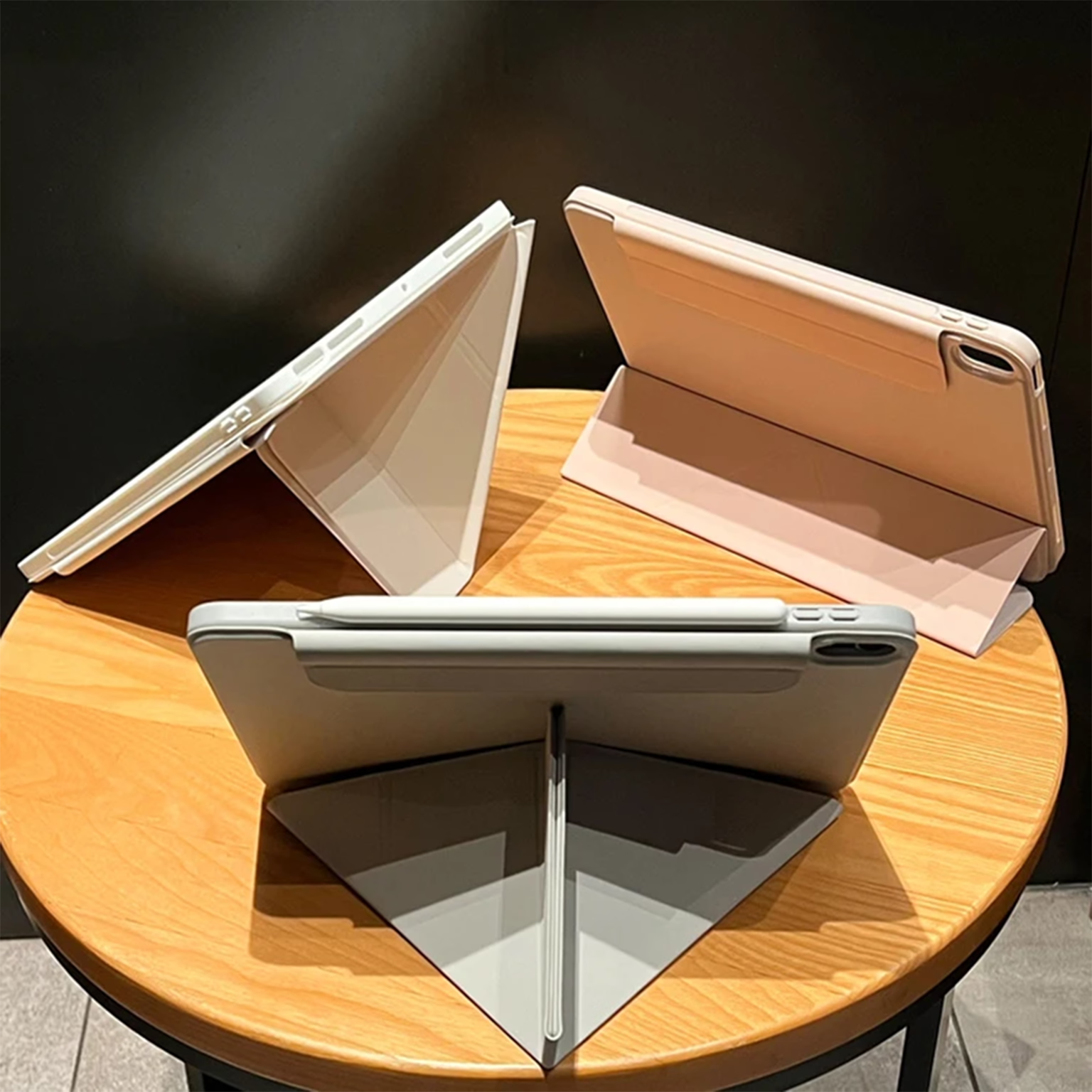 Multifold Leather Texture Magnetic Smart Folio Cover for iPad 10 (10.9-inch) | A16 (11-inch)