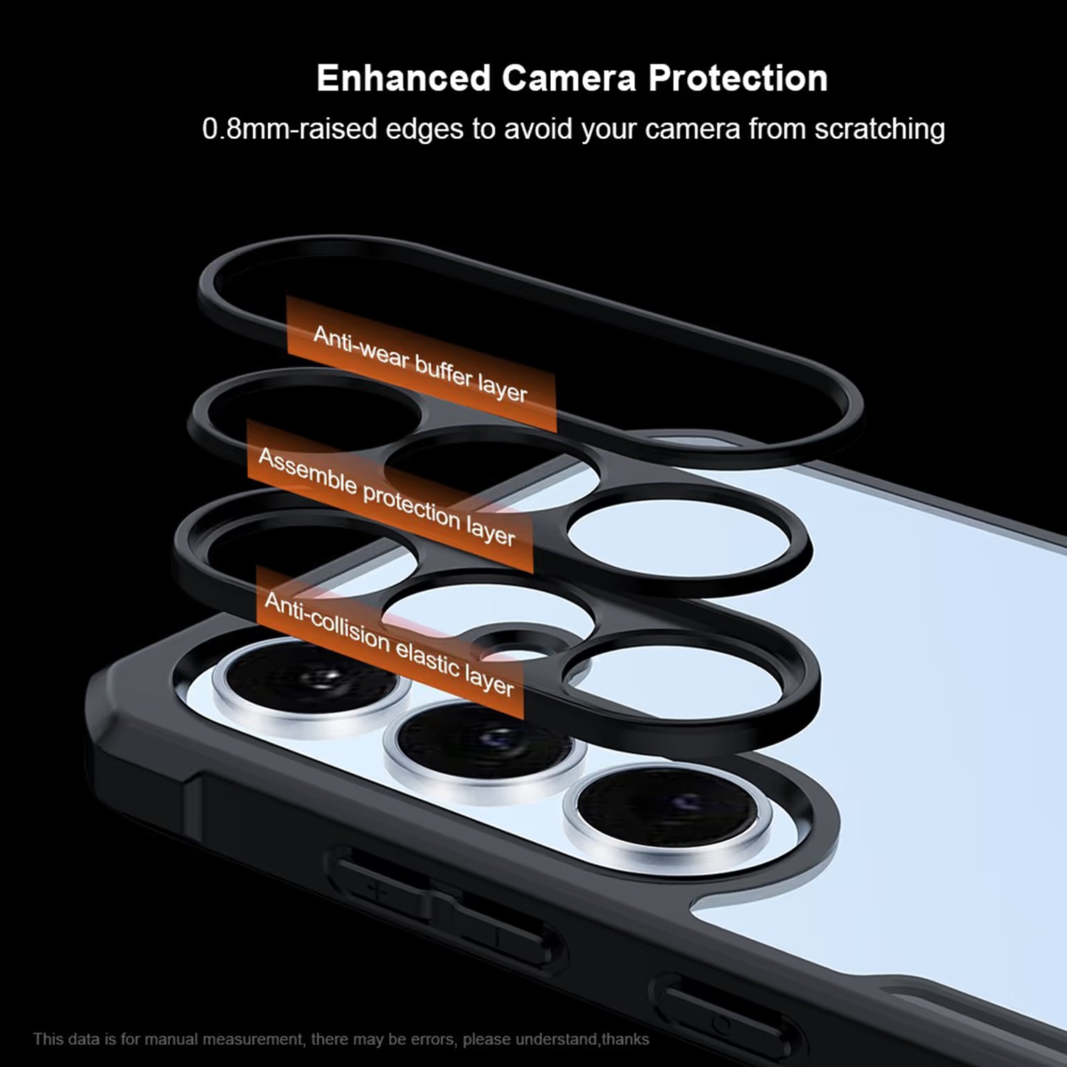 XUNDD Acrylic TPU Pc Matte Bumper Case for Samsung S25