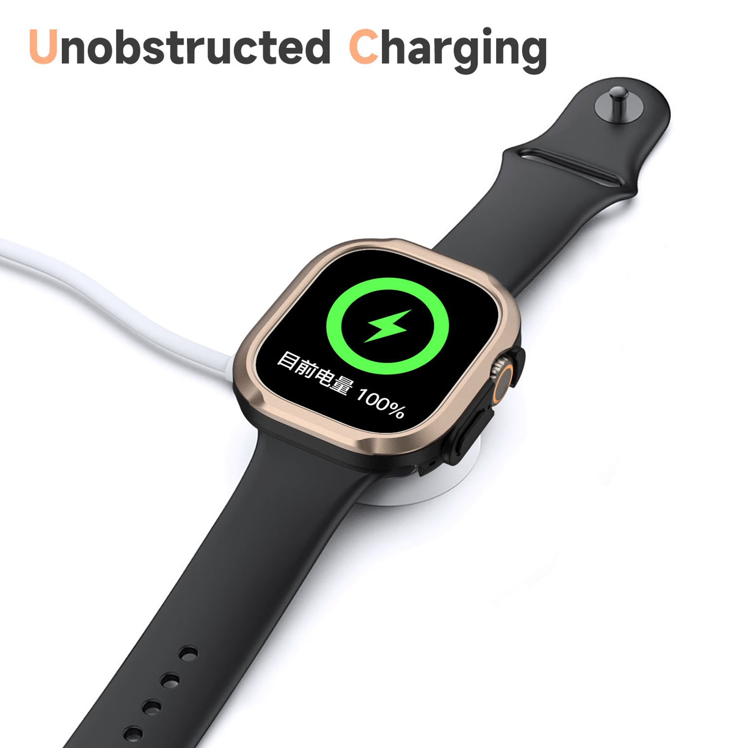 Aluminum Alloy TPU Frame Anti-Shock Watch Cover for Apple Watch Ultra 49mm