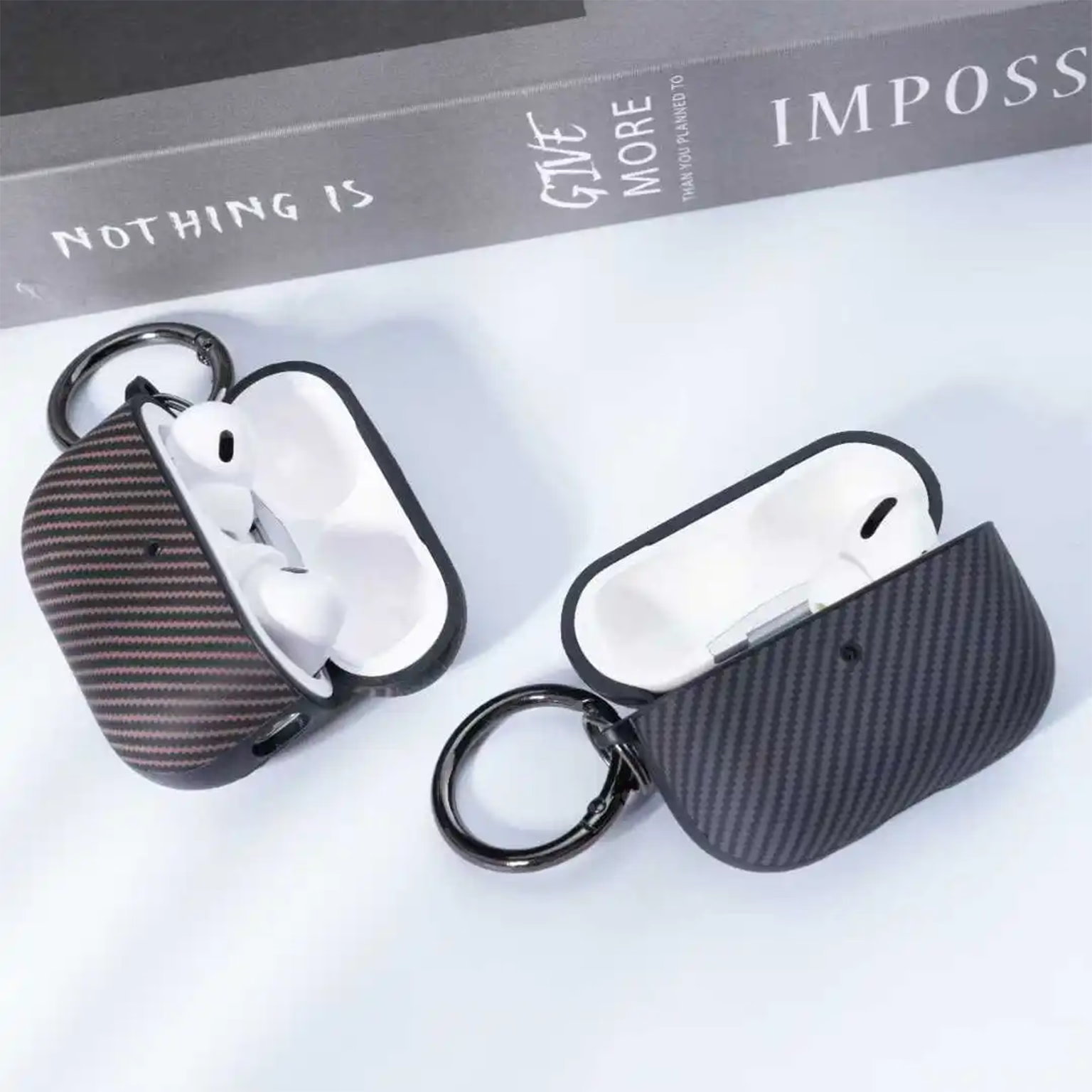 Carbon Fiber Soft TPU Cover for Airpods Pro | Pro 2