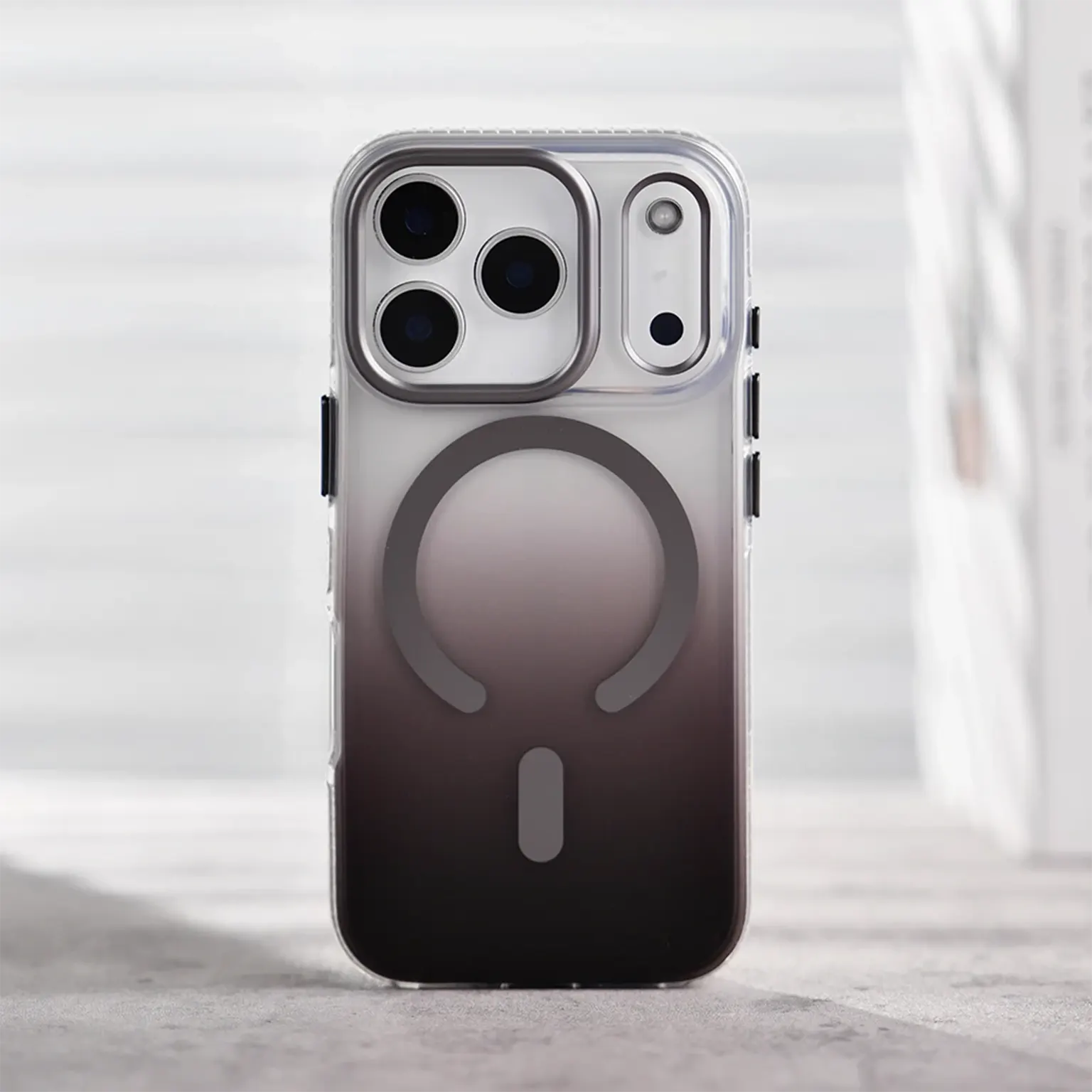 Camera Protective Gradient Color Frosted Magsafe Hard Case for iPhone 17 Pro Max