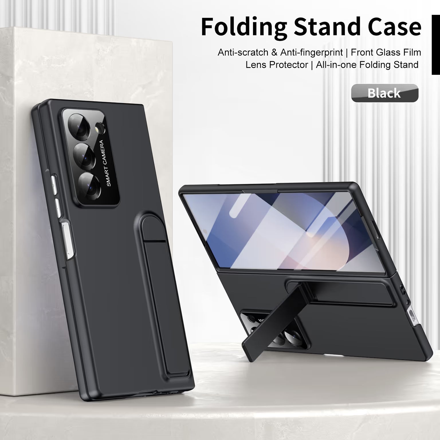 Foldable Kickstand Skin-Touch PC Case for Samsung Z Fold6