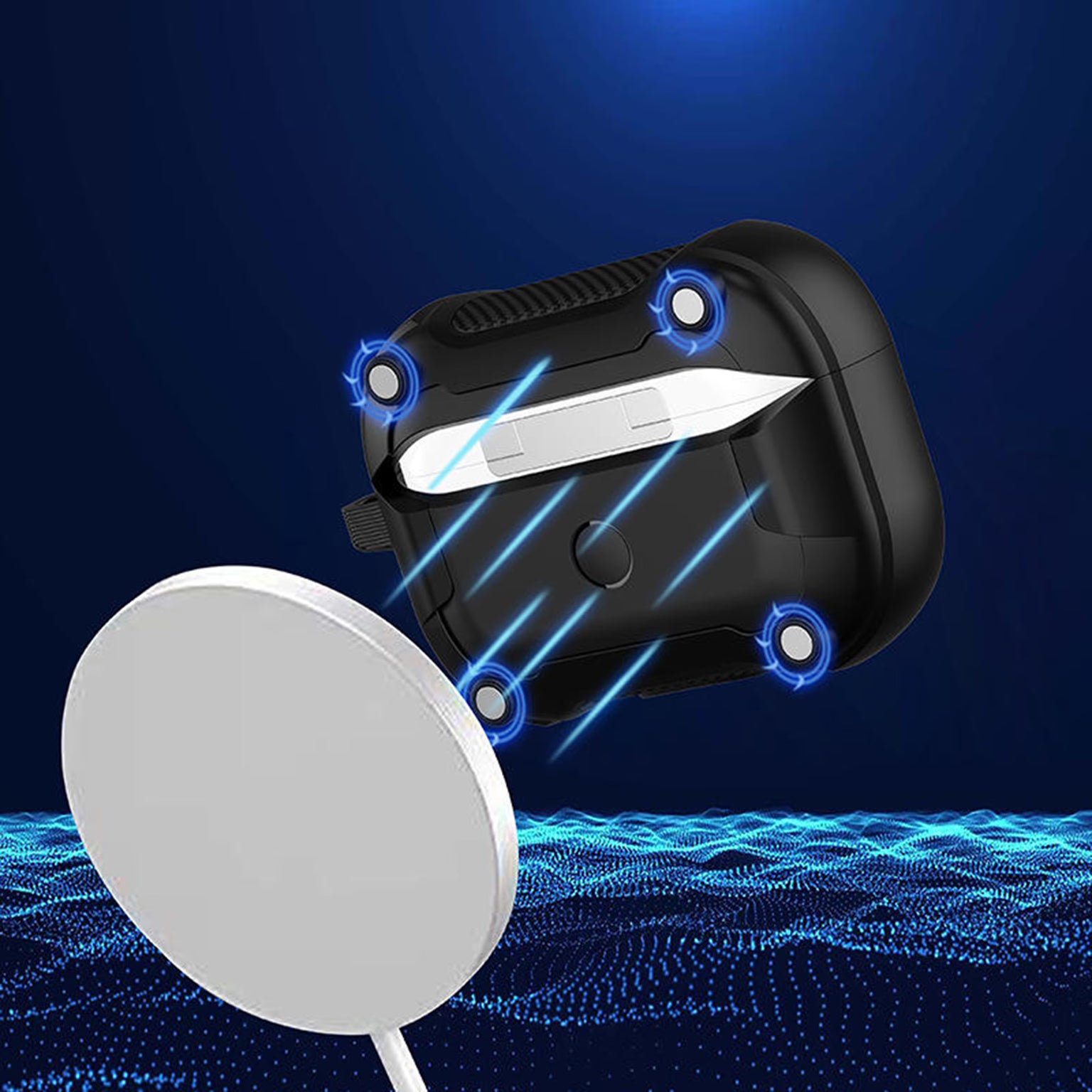 Magnetic Shockproof Hard Shell Protective Case for Airpods Pro | Pro 2