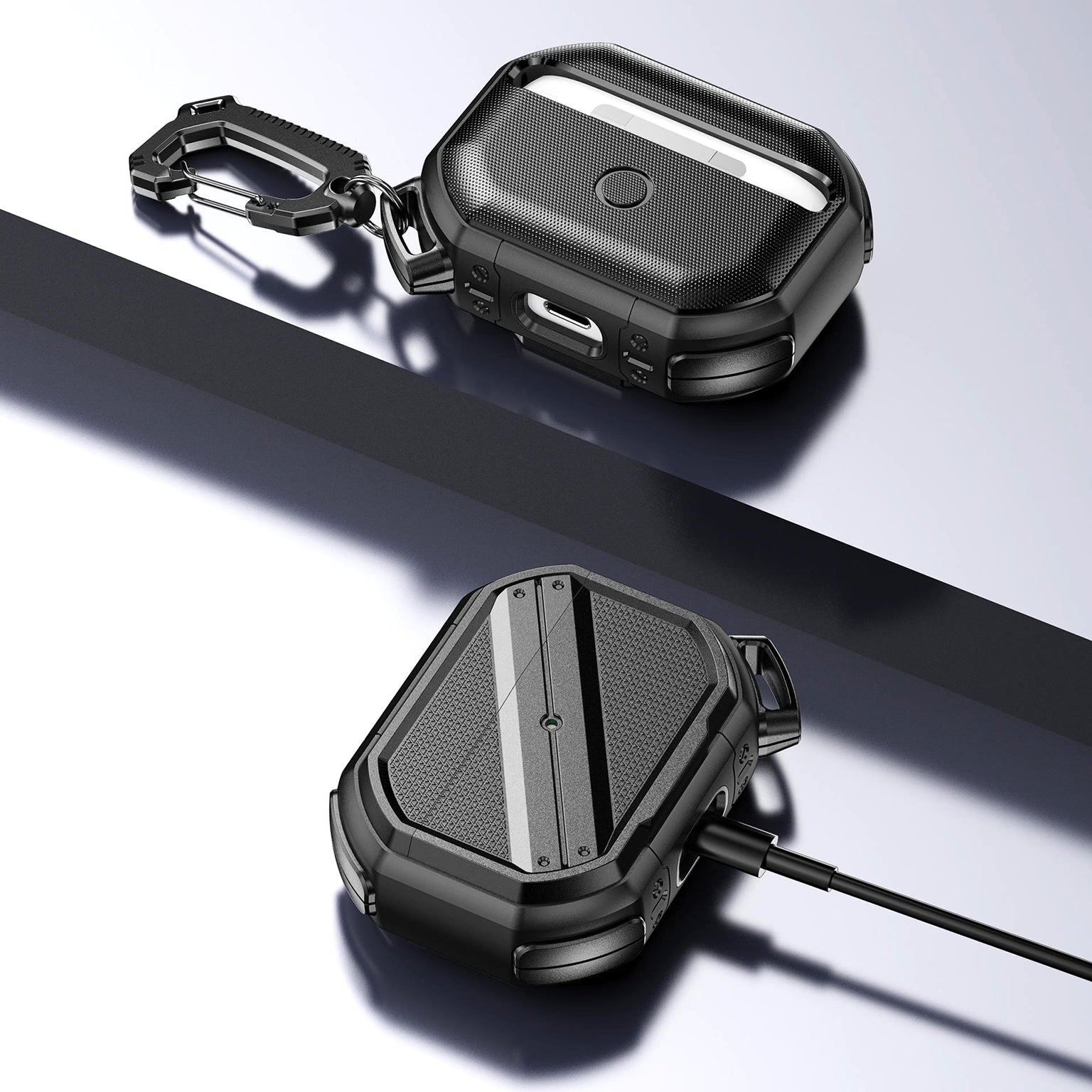 Rugged Hard Shell Shockproof  Protective Case for Airpods Pro | Pro 2