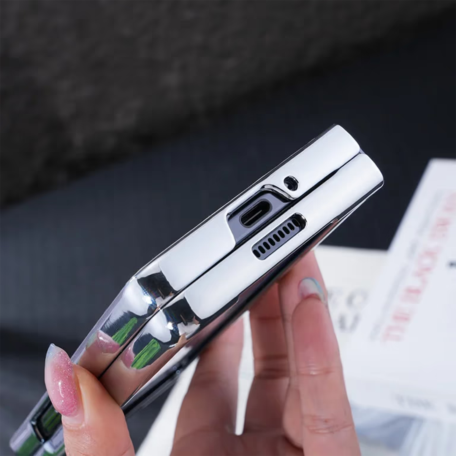 Garrett Texture Wireless Charging Magnetic Phone Case for Samsung Z Fold7