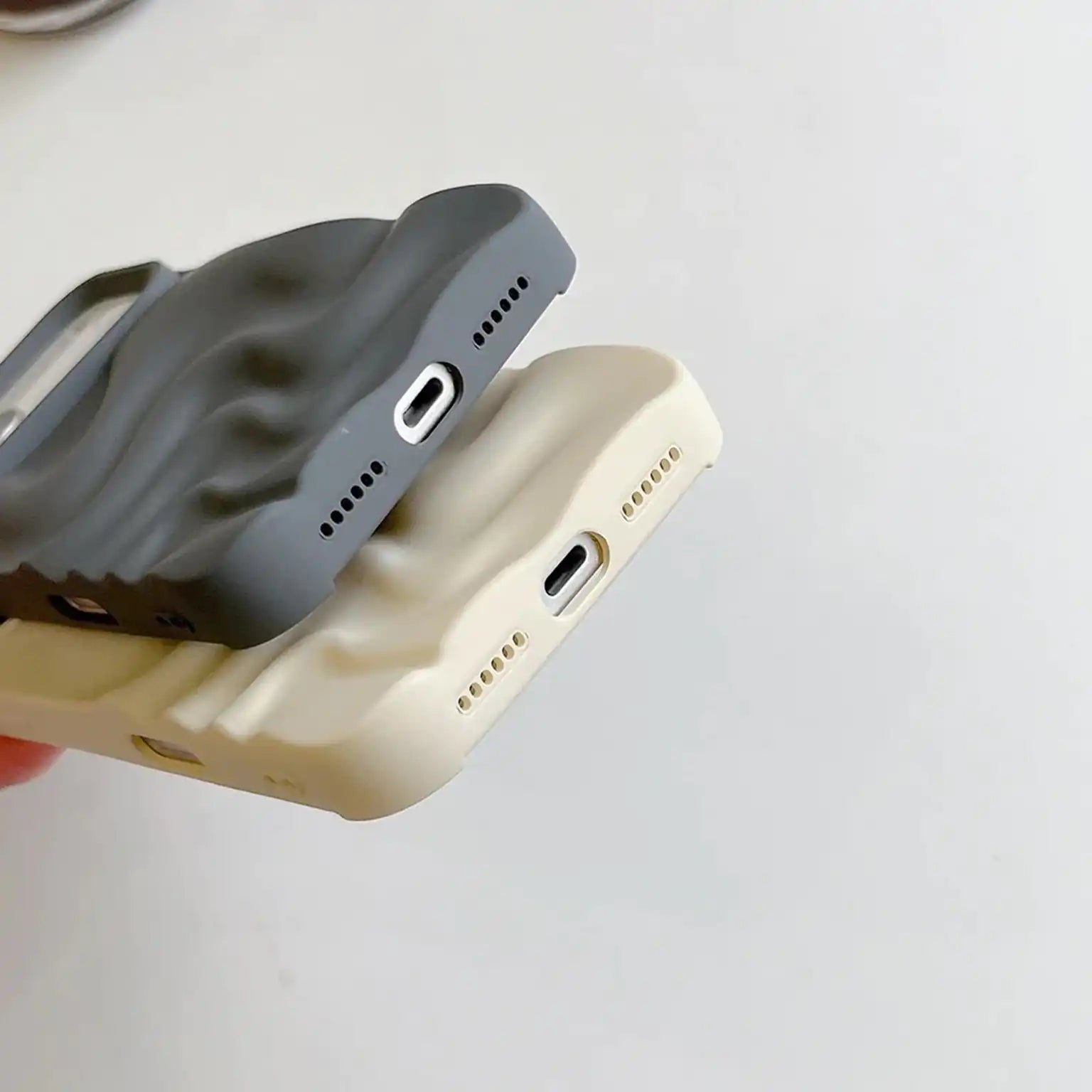 3D Water Ripple Pattern Wave Silicone Soft Case for iPhone 17