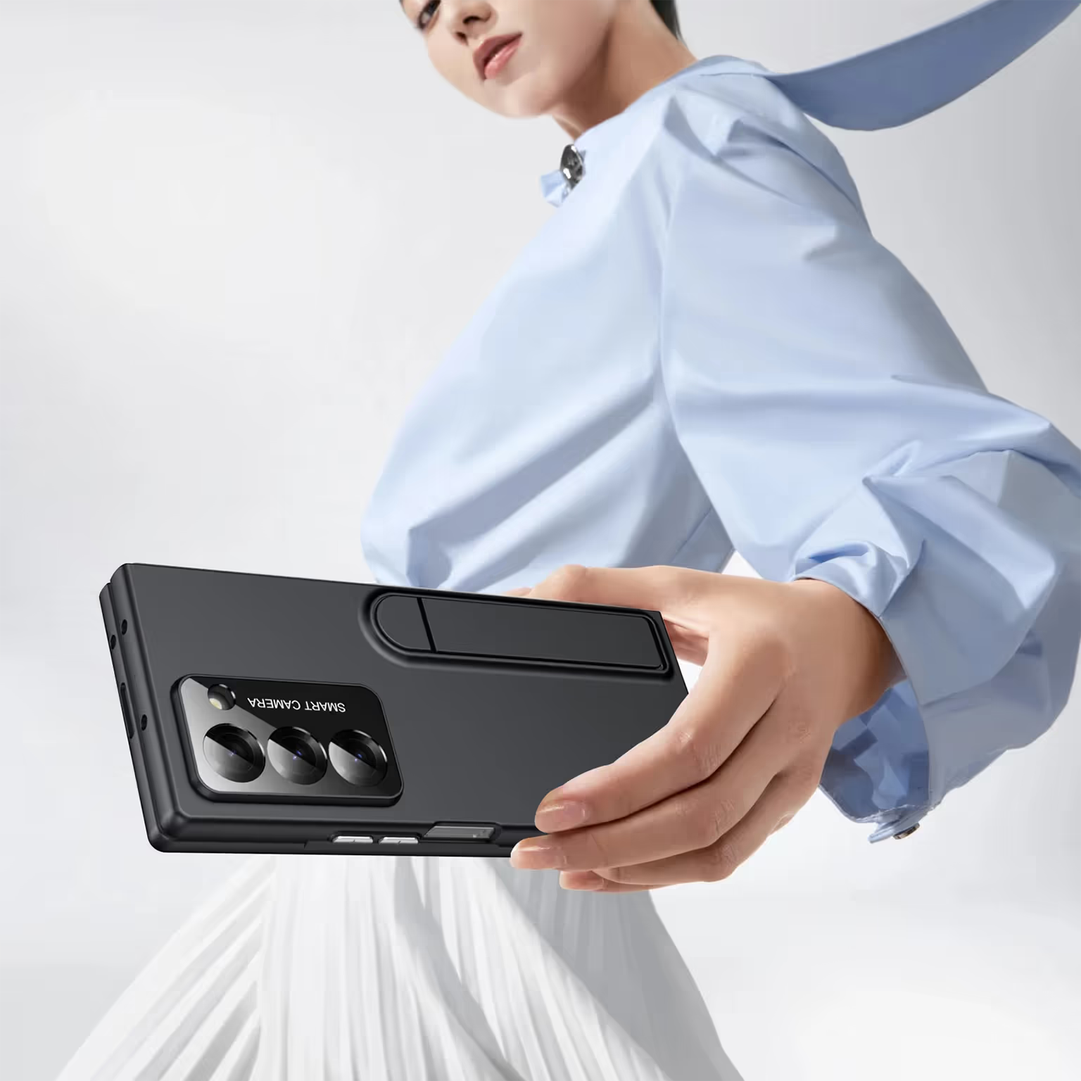 Foldable Kickstand Skin-Touch PC Case for Samsung Z Fold6