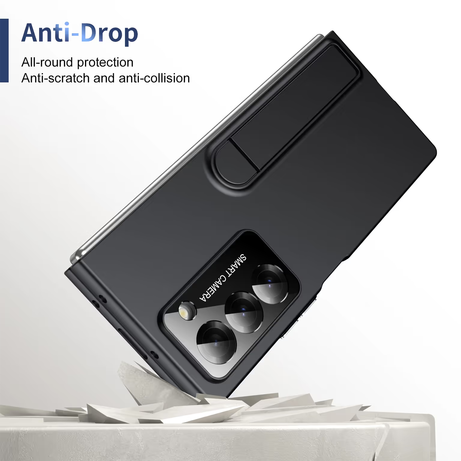 Foldable Kickstand Skin-Touch PC Case for Samsung Z Fold6