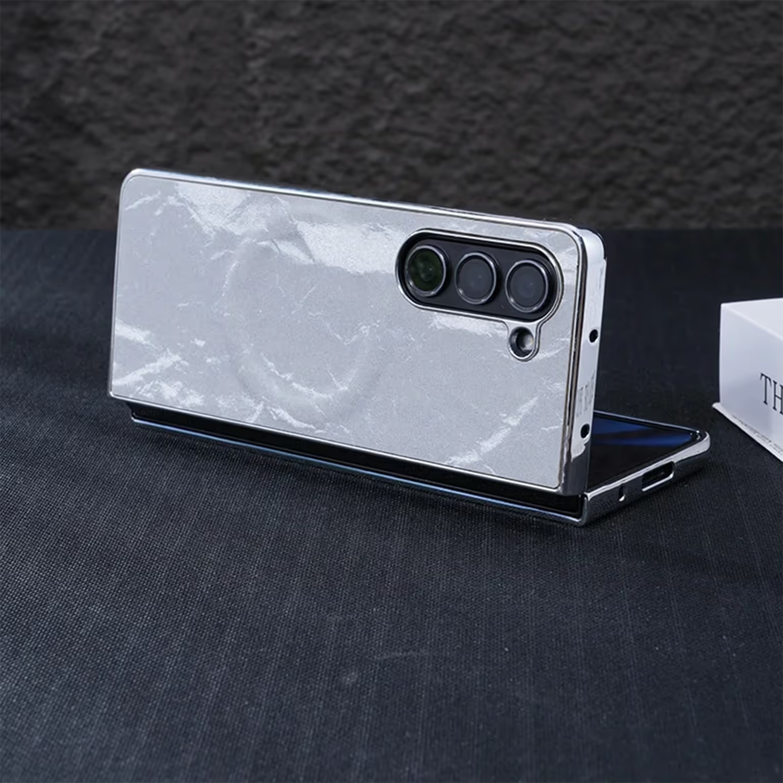 Garrett Texture Wireless Charging Magnetic Phone Case for Samsung Z Fold7