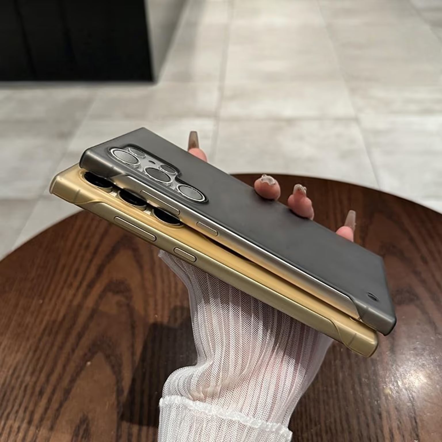 Frameless Frosted Matte Slim Hard case for Samsung S24 Ultra