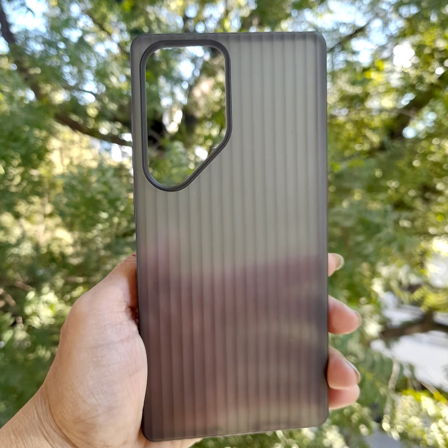 Frosted Ultra-Thin Slim Matte Fluted Paper Case for Samsung S25 Ultra