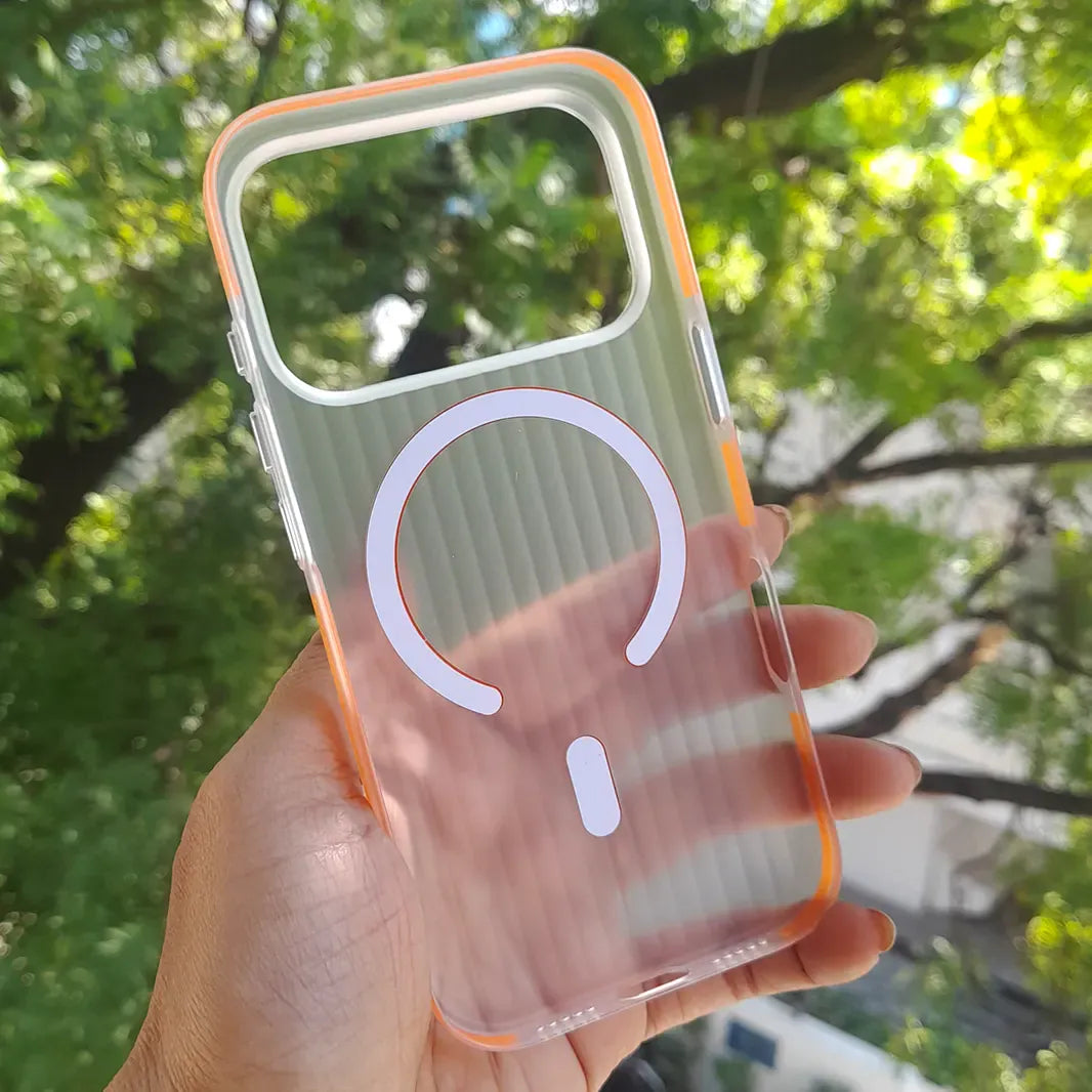 Fluted Texture Magsafe Matte Case for iPhone 17 Pro Max Cases & Covers