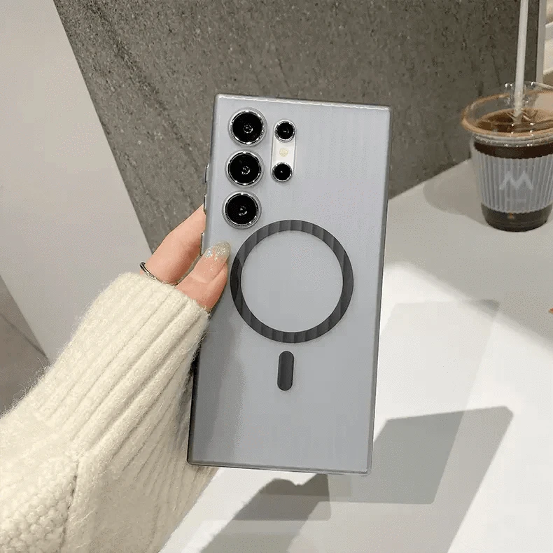 Cases & Covers Fluted Texture MagSafe Matte Case for Samsung S24 Ultra