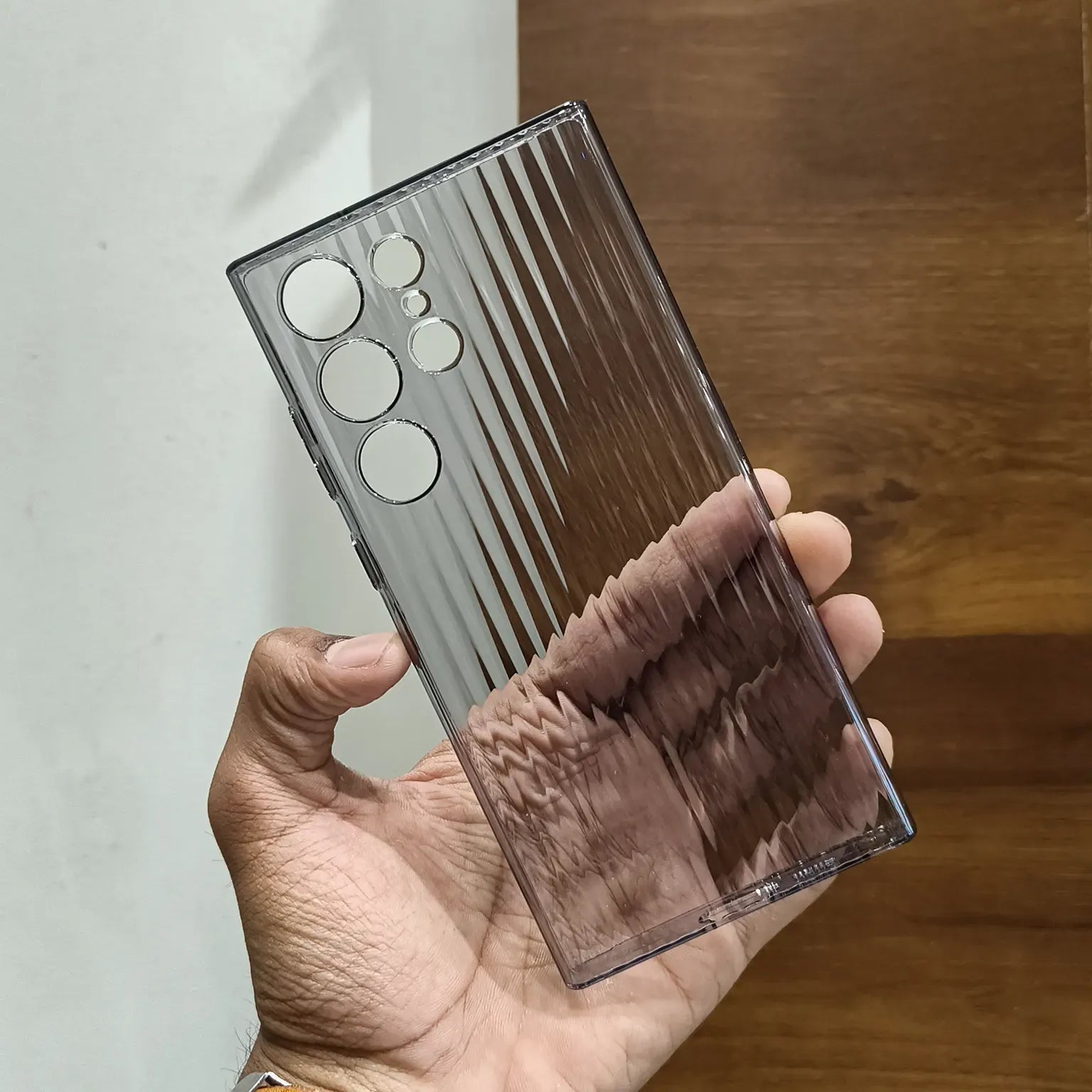 Cases & Covers Fluted Texture MagSafe Transparent Case for Samsung S23 Ultra