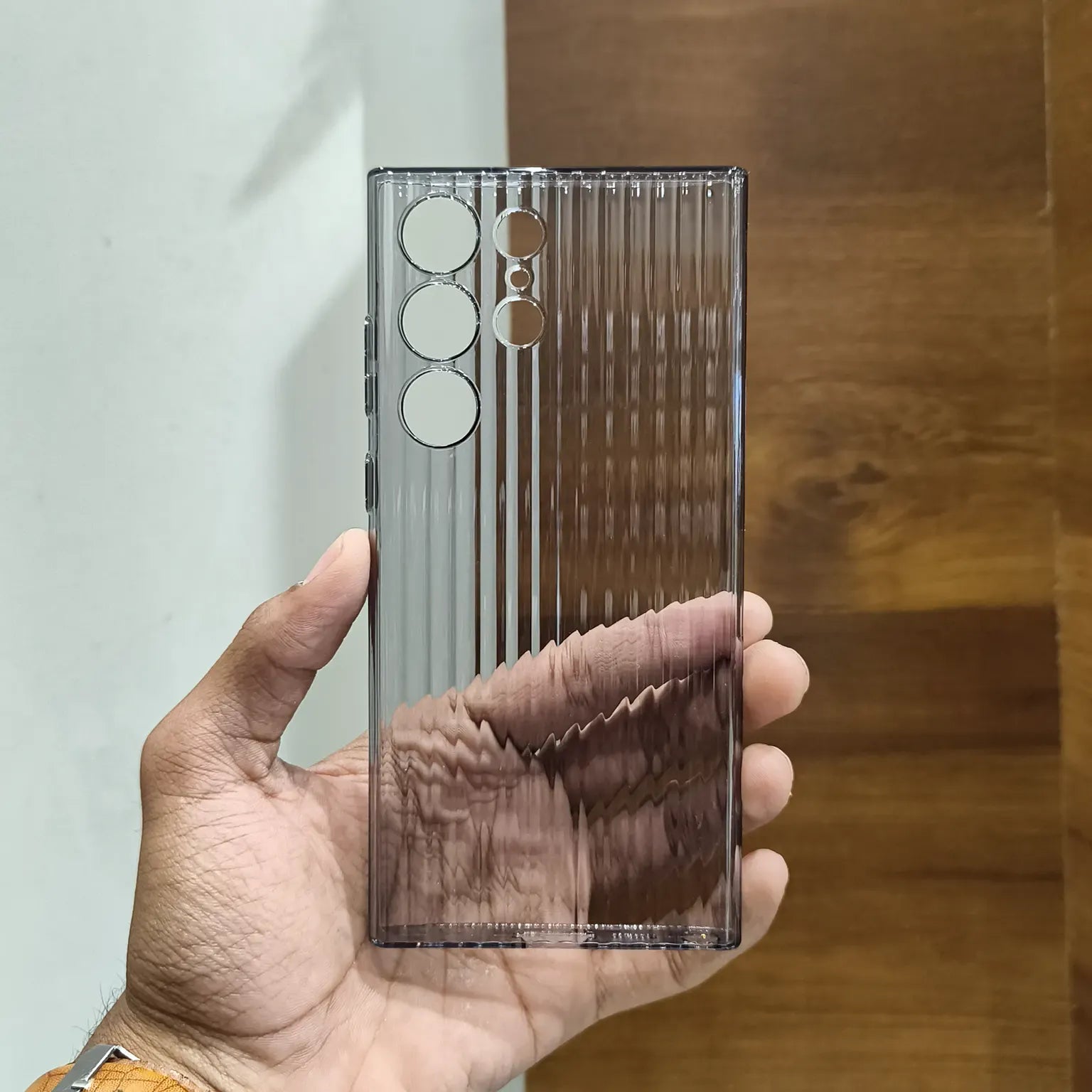 Cases & Covers Fluted Texture MagSafe Transparent Case for Samsung S23 Ultra