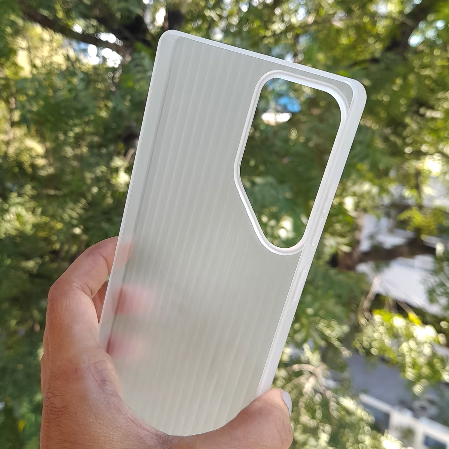 Frosted Ultra-Thin Slim Matte Fluted Paper Case for Samsung S25 Ultra