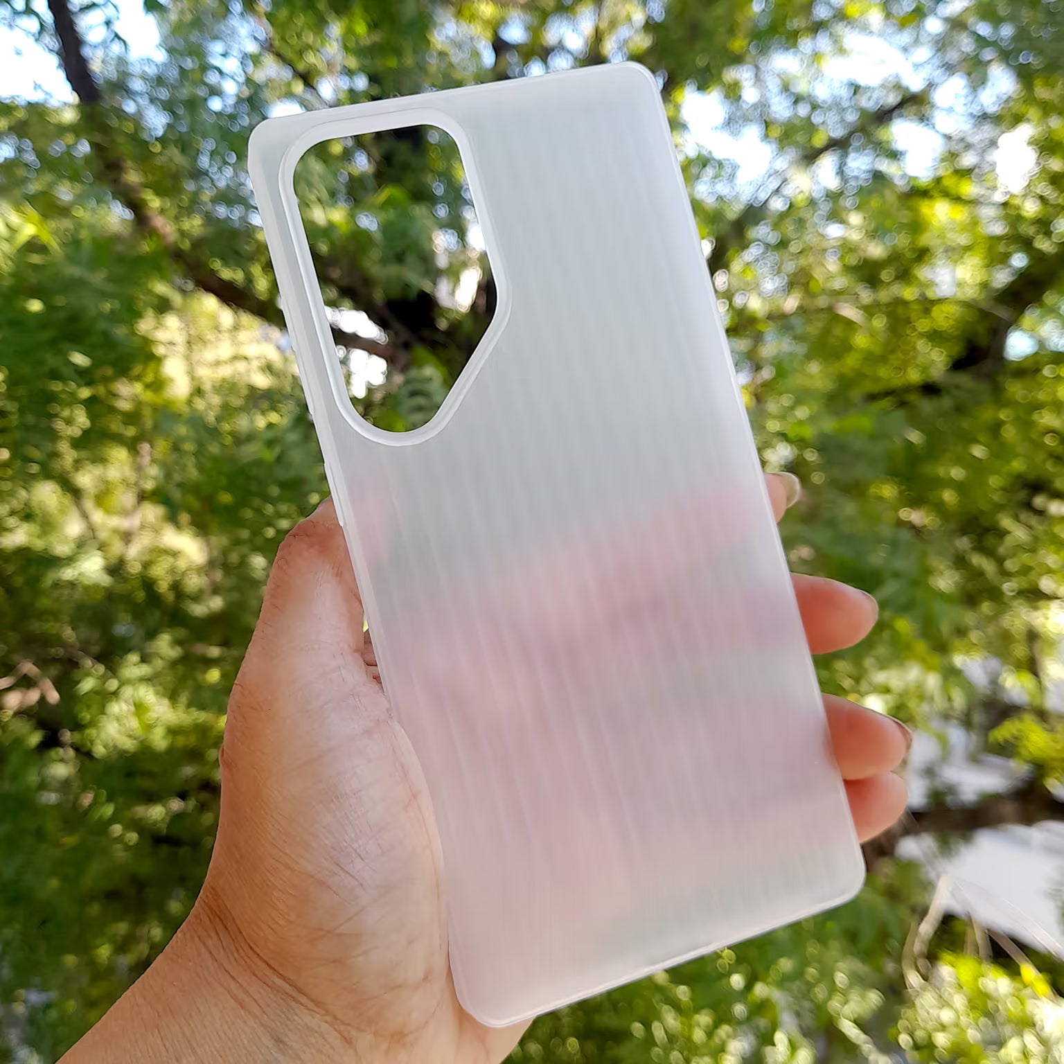 Frosted Ultra-Thin Slim Matte Fluted Paper Case for Samsung S25 Ultra