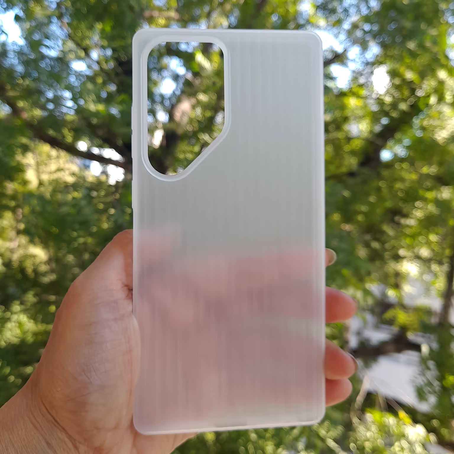 Frosted Ultra-Thin Slim Matte Fluted Paper Case for Samsung S25 Ultra