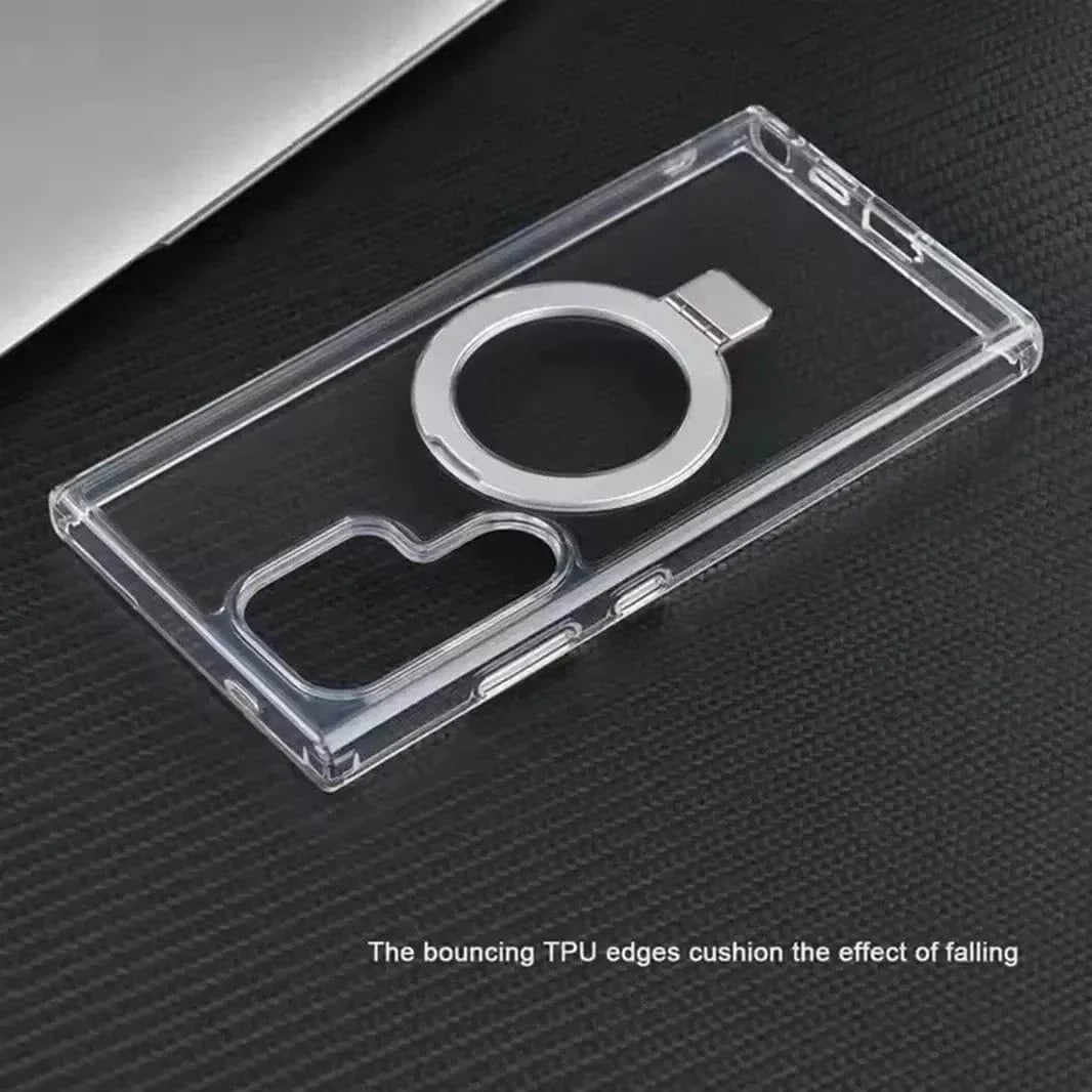 Cases & Covers Frosted Magnetic MagSafe KickStand Matte Hard Case for Samsung S24 Ultra