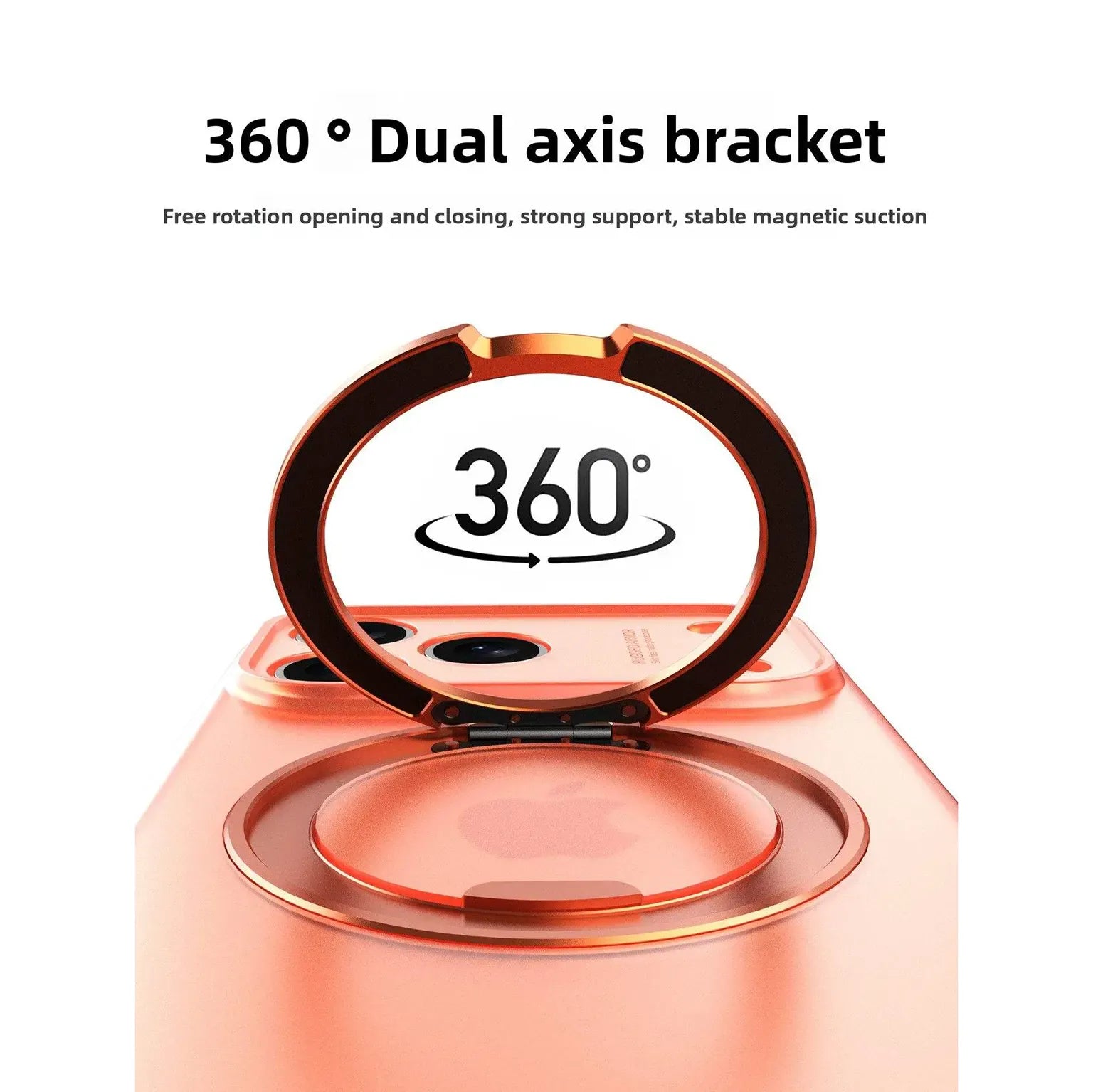 Cases & Covers Frosted Matte 360 Degree Rotatable Magnetic Kickstand Hard Case for iPhone 17 Pro