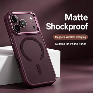 Frosted Matte Detatchable camera Metal Frame Magsafe Hard Case for iPhone 18 Pro