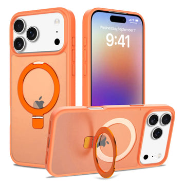 Cases & Covers Frosted Matte Magnetic Kickstand Hard Case for iPhone 17 Pro