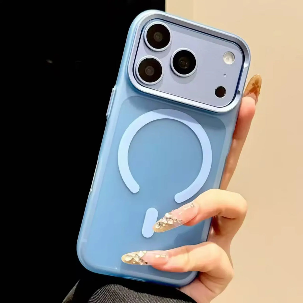 Frosted Matte Ultra-Thin Slim Metal Camera Kickstand Magsafe Case for iPhone 18 Pro Max KTSUBLVRV 8953382860965