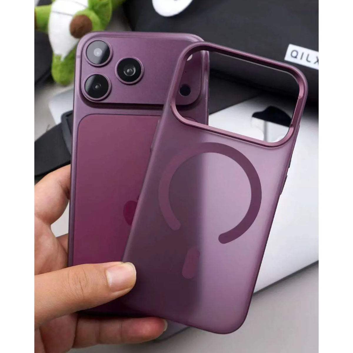 Frosted Matte Ultra-Thin Slim Metal Camera Kickstand Magsafe Case for iPhone 18 Pro Max KTSUT0OEC 8979368704870