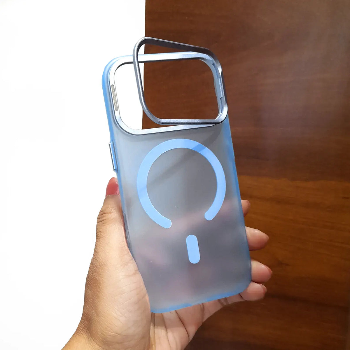 Frosted Matte Ultra-Thin Slim Metal Camera Kickstand Magsafe Case for iPhone 18 Pro Max KTSUBLVRV 8953382860965