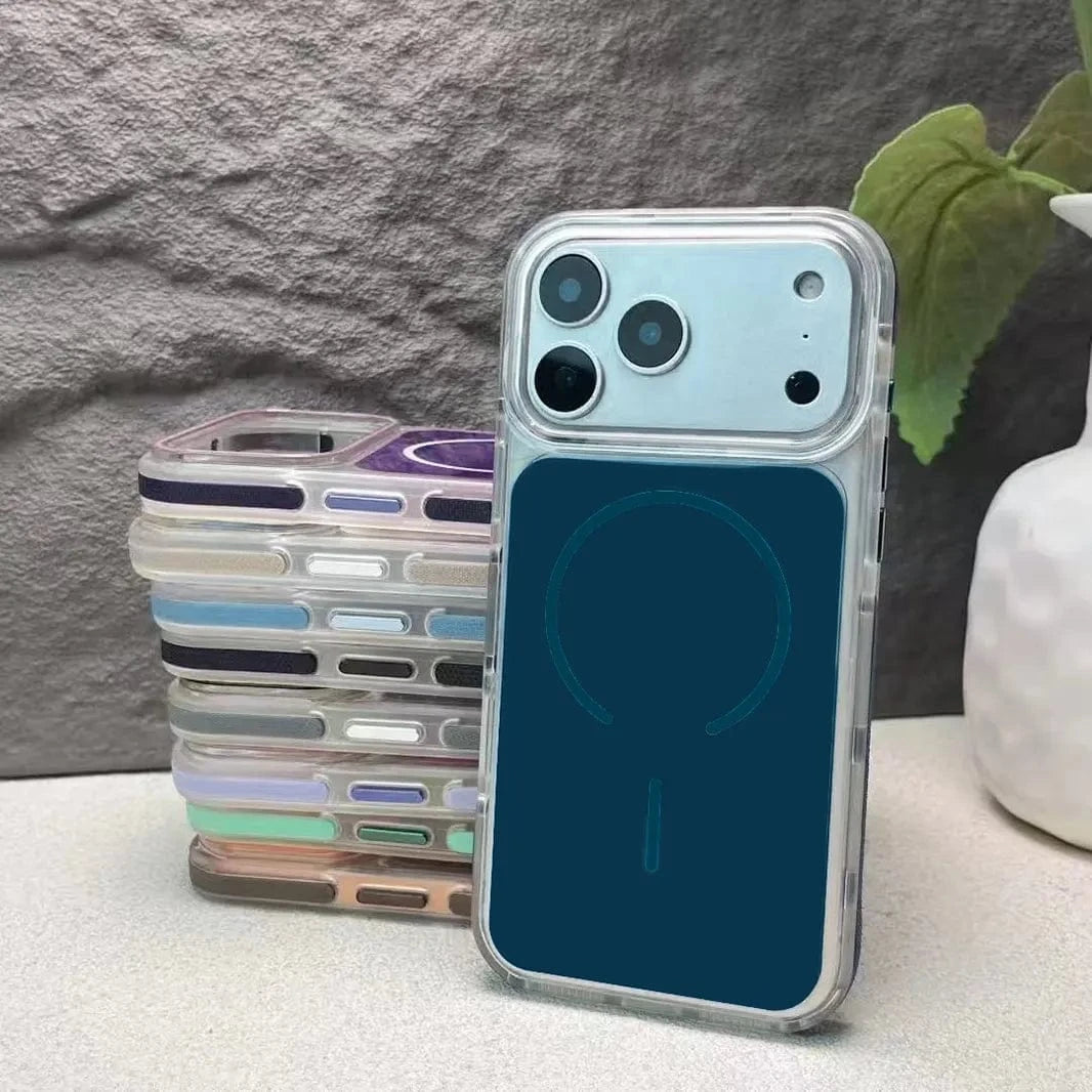 ktusu Generic Cases & Covers Frosted Skin Feel Magnetic MagSafe Hard Case for iPhone 17 Pro Max Deep Blue