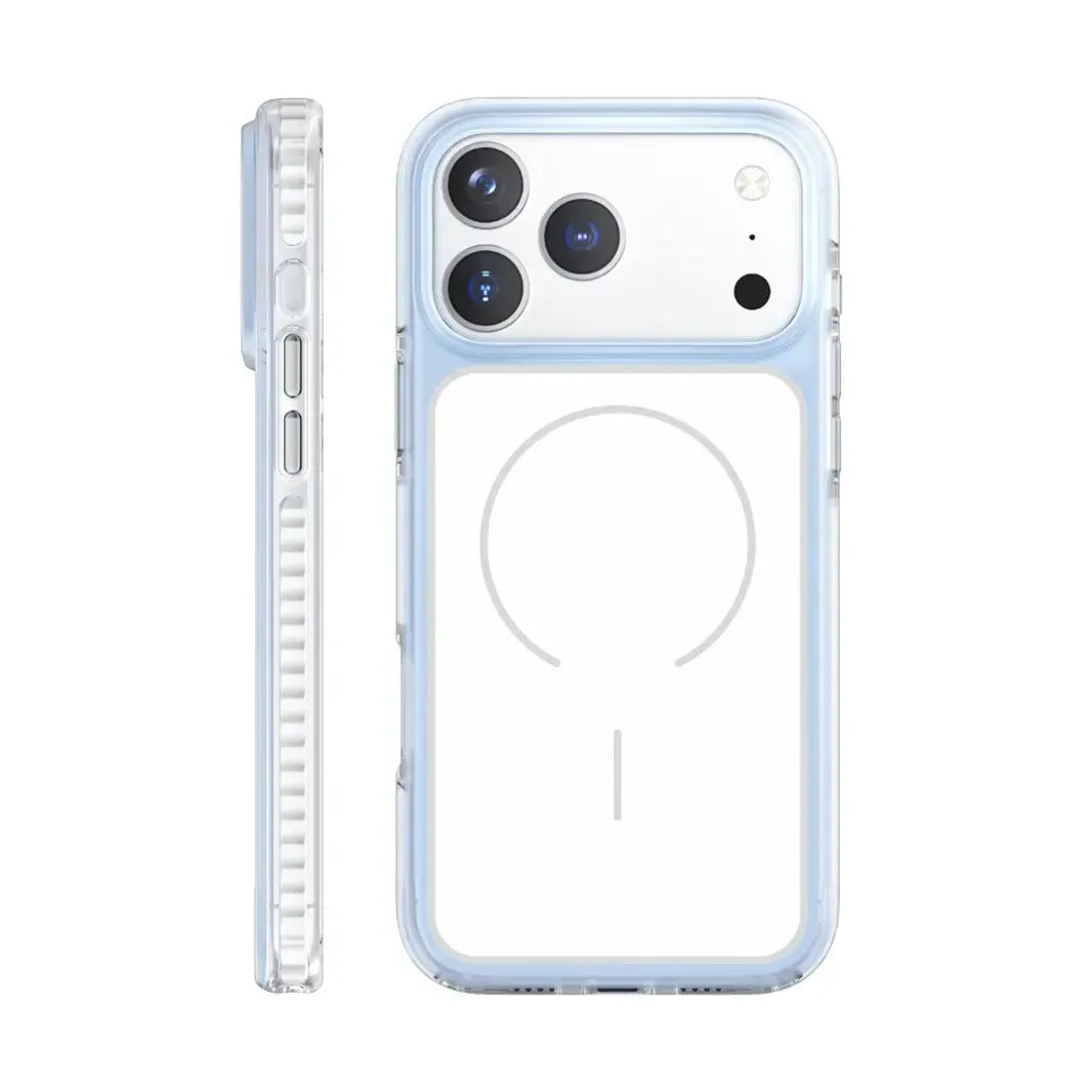 White Frosted Skin Feel Magnetic MagSafe Hard Case for iPhone 17 Pro Cases & Covers
