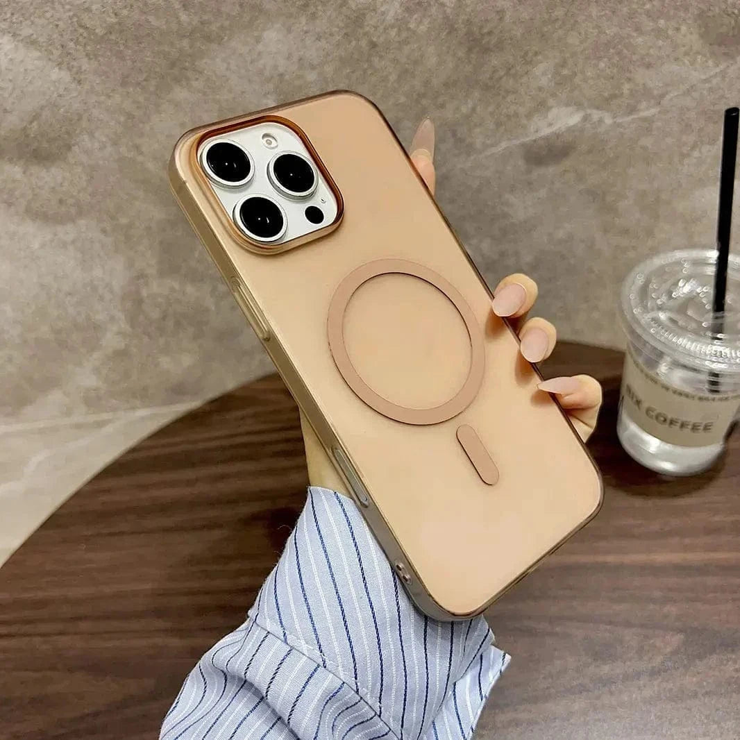 Frosted Ultra-Thin Slim Matte Magsafe Hard Case for iPhone 15