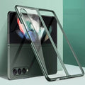 Cases & Covers for Samsung Z Fold5 / Green Full Electroplating Frame Transparent clear Case for Samsung Z Fold